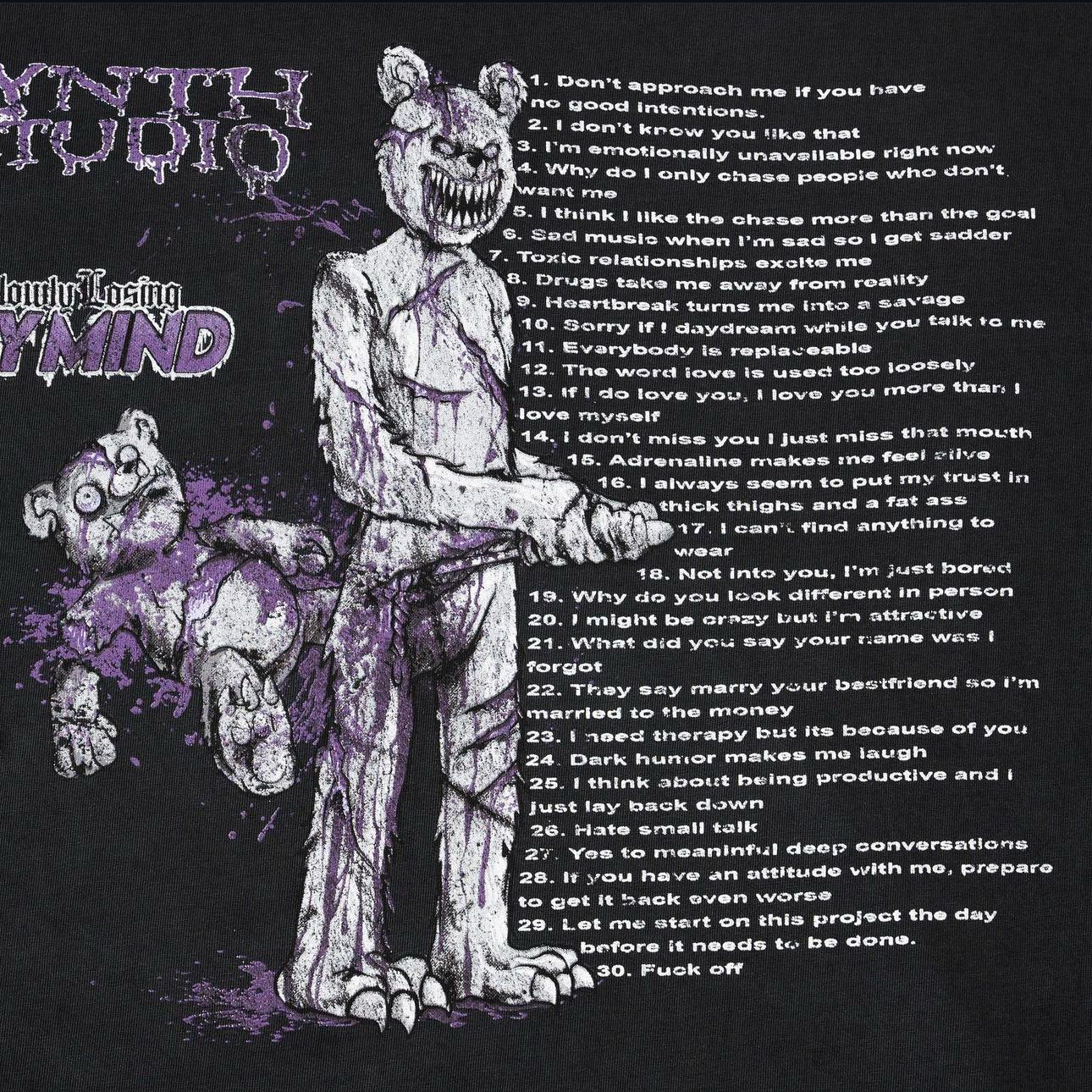 'Losing My Mind' tee