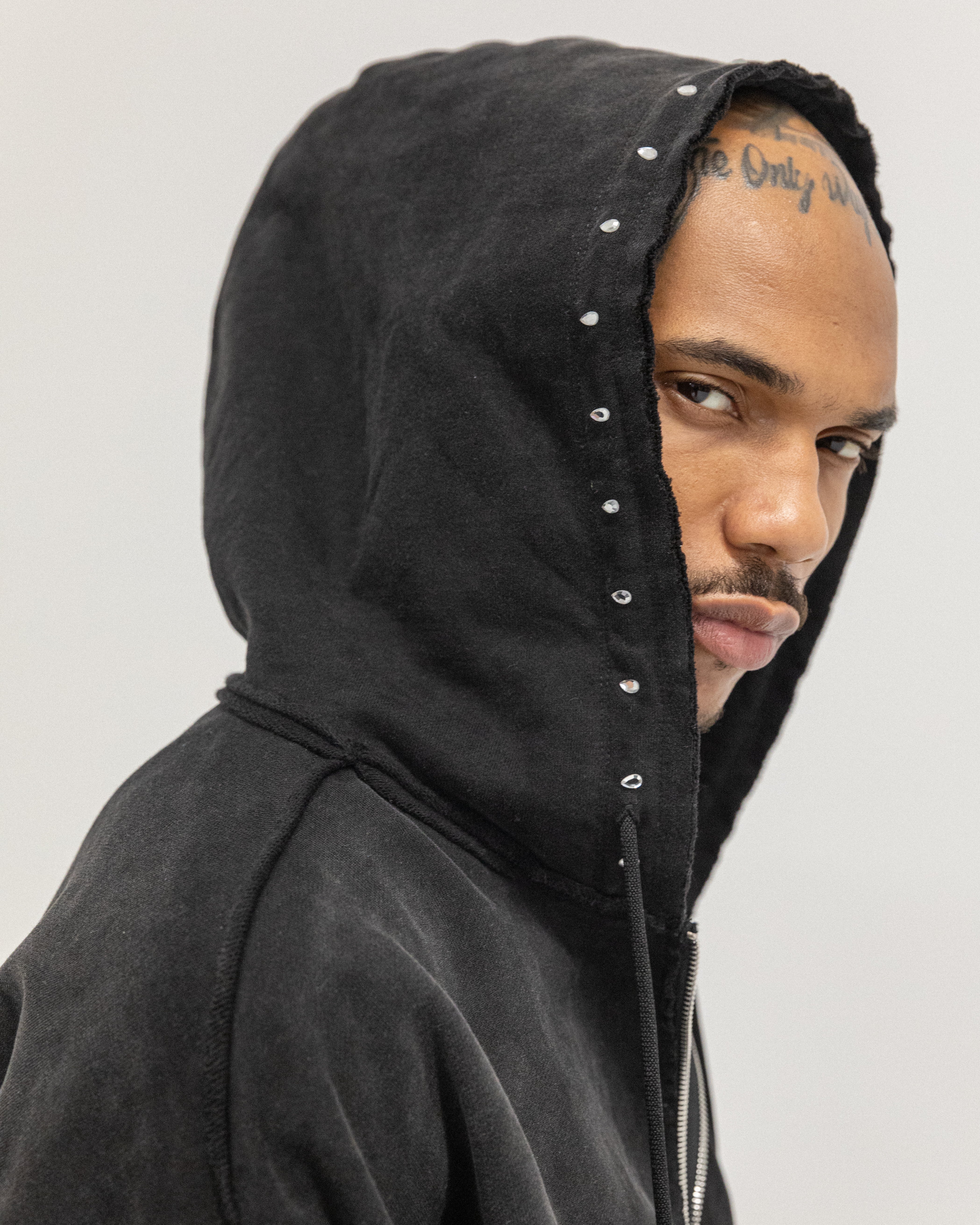 'Panthera" vintage black pullover