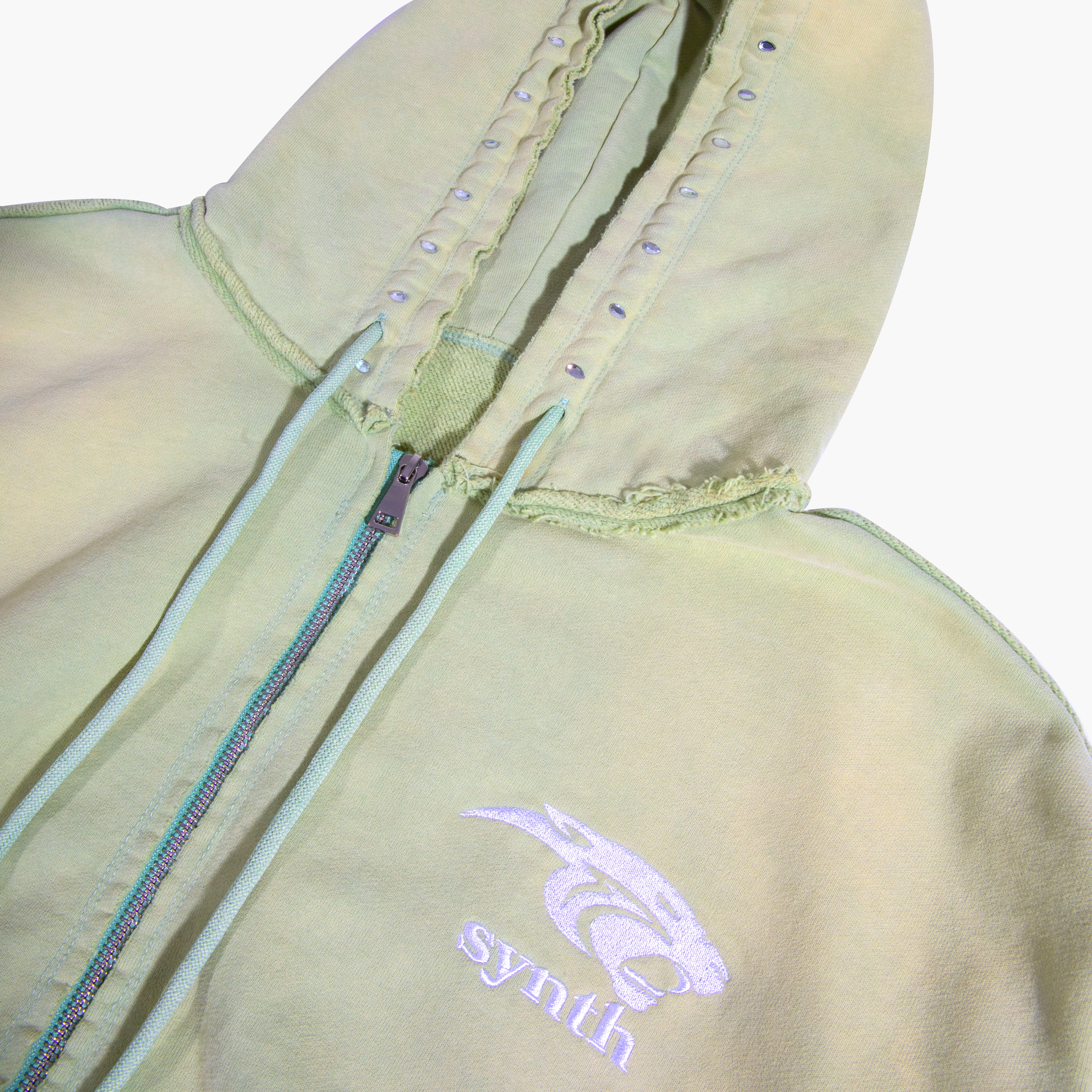 'Panthera' matcha green pullover