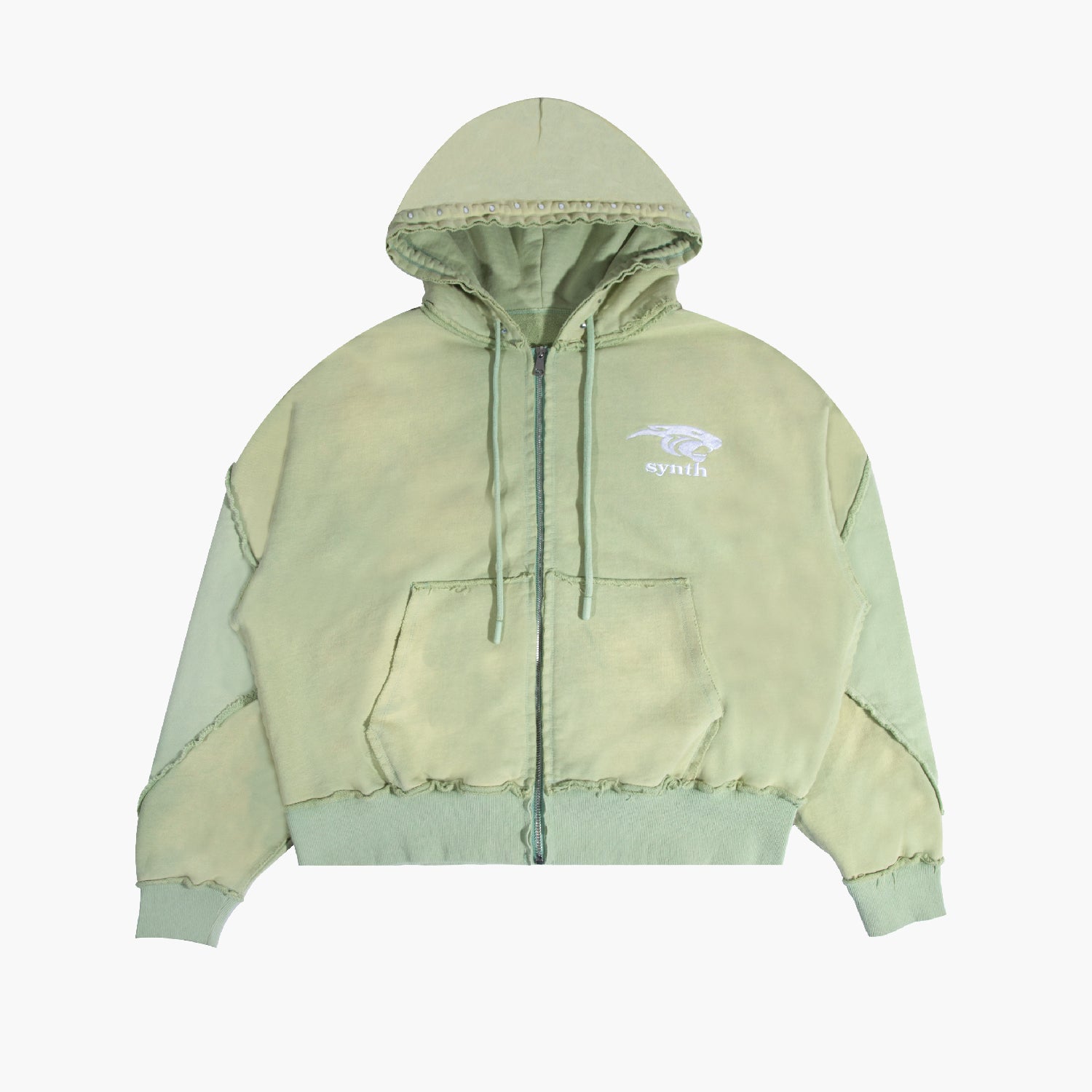 'Panthera' matcha green pullover