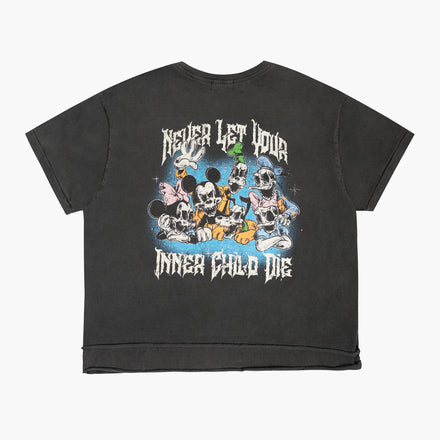 'Dreamland' vintage black tee