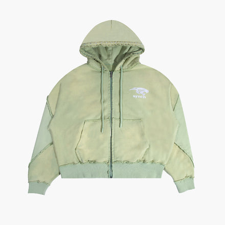 'Panthera' matcha green pullover